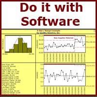 Use Software for your Six Sigma & SPC charts